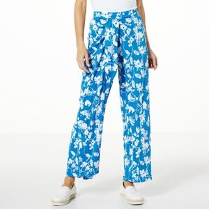 NWT resort pants everydayJONES by Madeline Jones Crinkle-Texture faux wrap